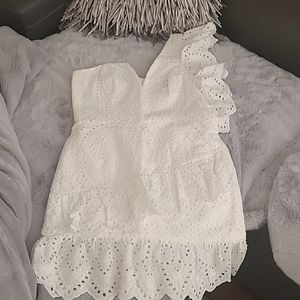 Bardot Embroidered Dress